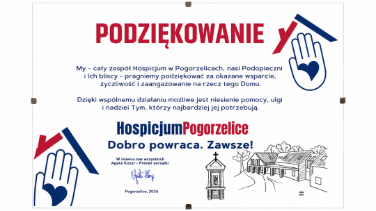 Pola Nadziei - podziękowanie